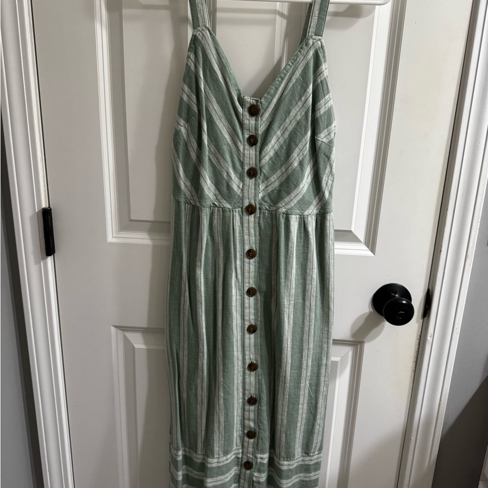 Striped Linen Dress